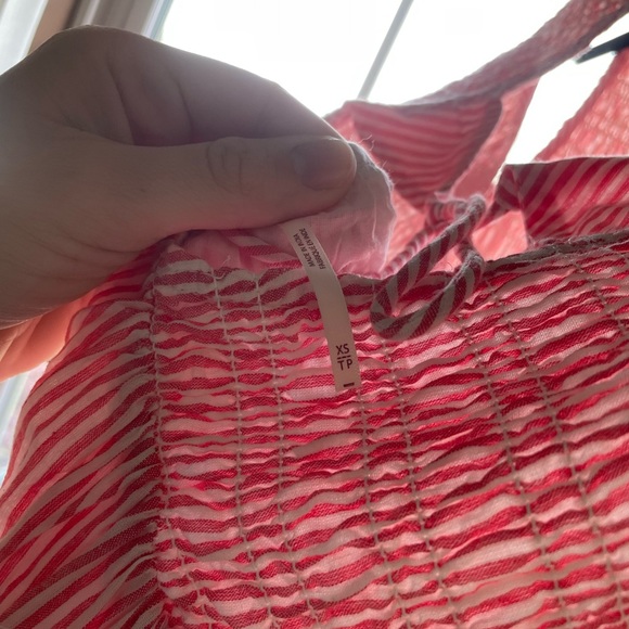 Free people Juno Maxi Dress in Guava Combo NWOT - Picture 4 of 7